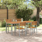 Conjunto de Comedor de Jardín 3 pcs Negro