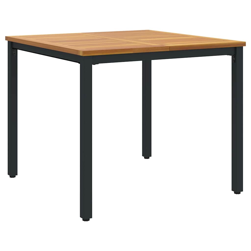 Conjunto de Comedor de Jardín 3 pcs Negro