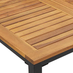 Conjunto de Comedor de Jardín 5 pcs Negro