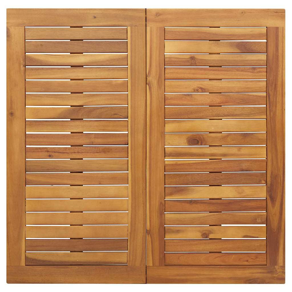 Conjunto de Comedor de Jardín 5 pcs Negro