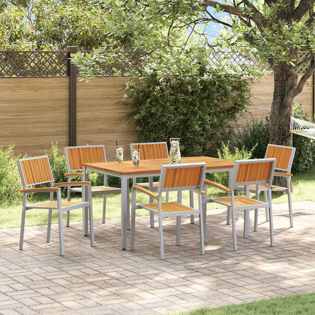7-Piece Grey Garden Dining Set