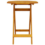 Juego bistró pleglable 3 piezas madera maciza acacia