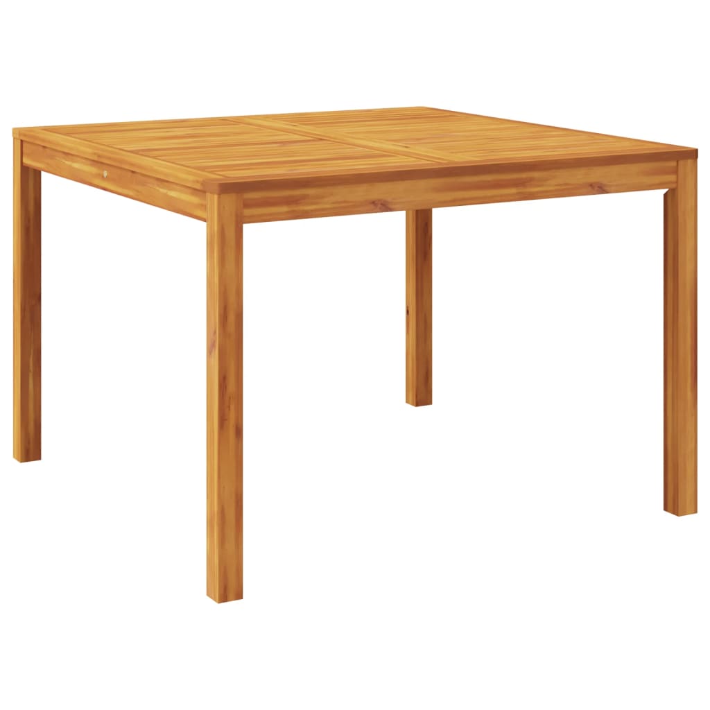 Juego de comedor de jardín 5 piezas madera maciza de acacia