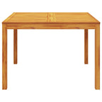 Juego de comedor de jardín 5 piezas madera maciza de acacia