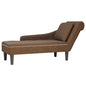 Chaise longue com almofada de tecido bombazina amarelo-claro
