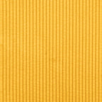 Chaise longue con cojín de tela de pana amarillo claro