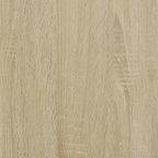 Armario baño madera de ingeniería color roble 32x25,5x190 cm