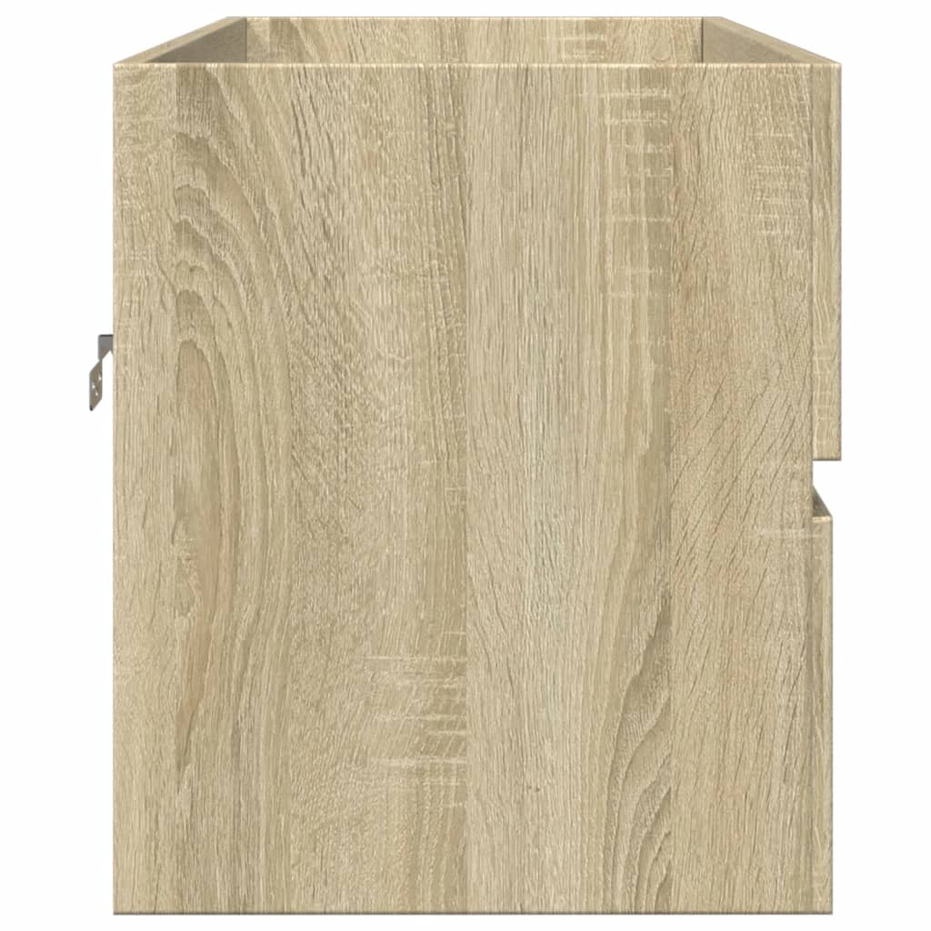 Armario lavabo madera contrachapada roble Sonoma 90x38,5x45 cm