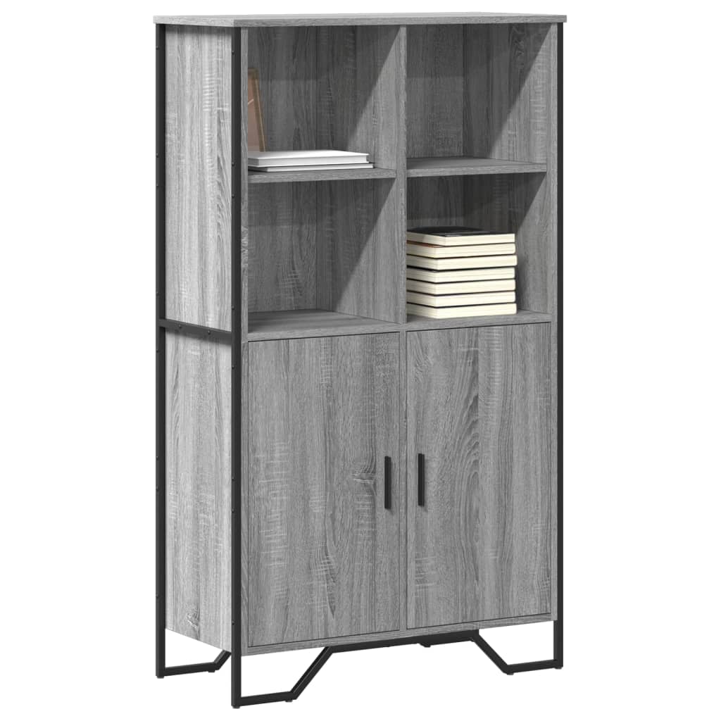 Aparador alto madera de ingeniería roble Sonoma 30x41x124 cm