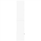 Estantería de madera de ingeniería blanca 70x36x189 cm