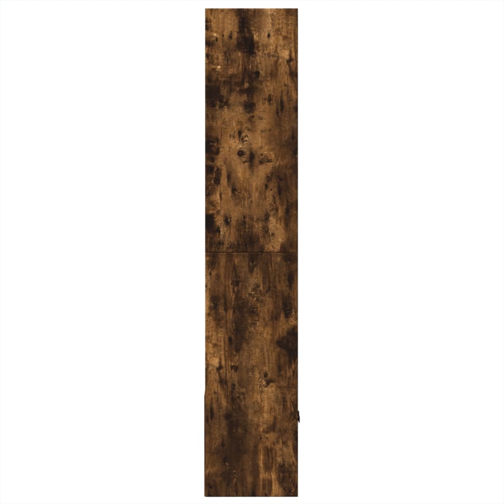 Estantería madera de ingeniería roble ahumado 70x36x189 cm