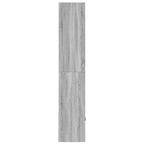 Estantería madera de ingeniería gris Sonoma 70x36x189 cm