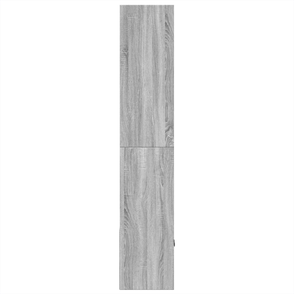Estantería madera de ingeniería gris Sonoma 70x36x189 cm