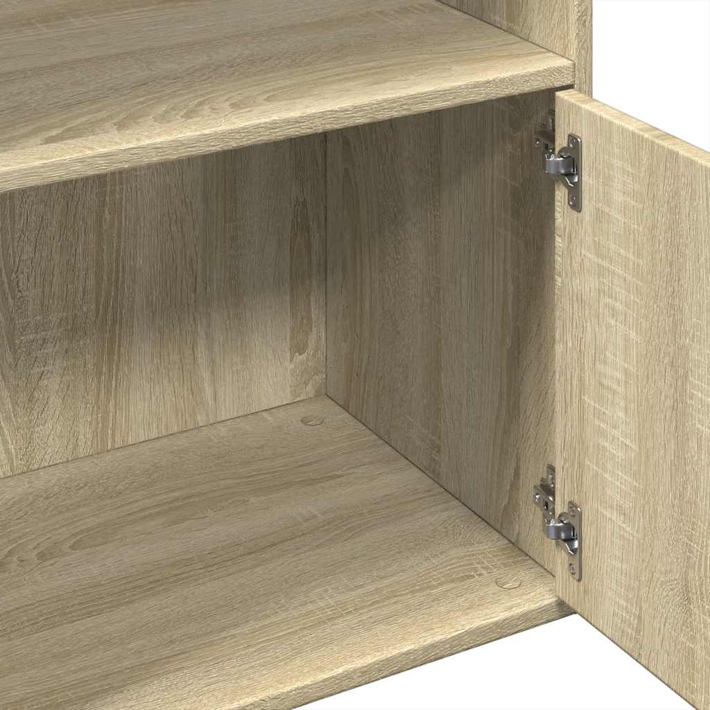 Estantería de madera de ingeniería roble Sonoma 100x36x189 cm