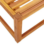 Conjunto de sofá de jardín de 9 piezas con cojines de madera de acacia y cuerda