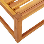 Conjunto de sofá de jardín de 7 piezas con cojines de madera de acacia y cuerda