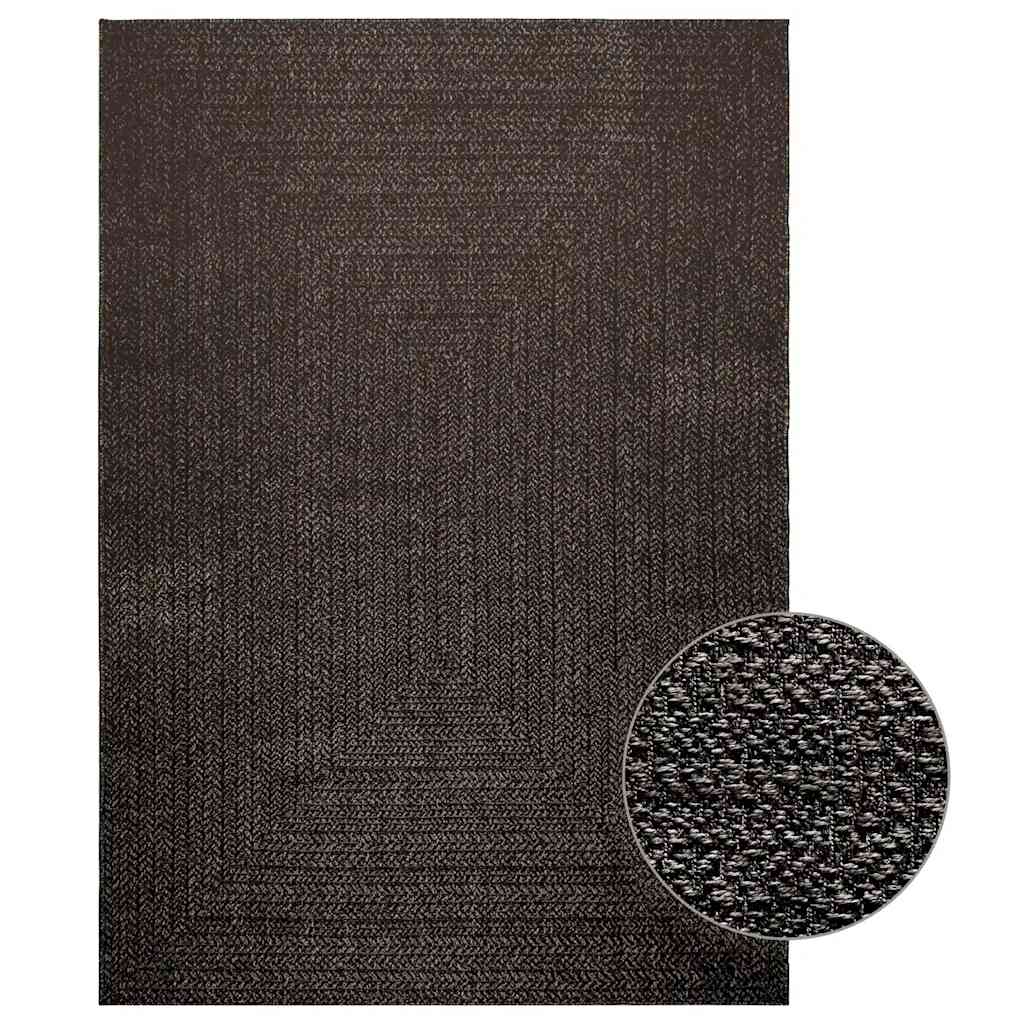 Alfombra ZIZUR apariencia de yute interior exterior 100x200 cm