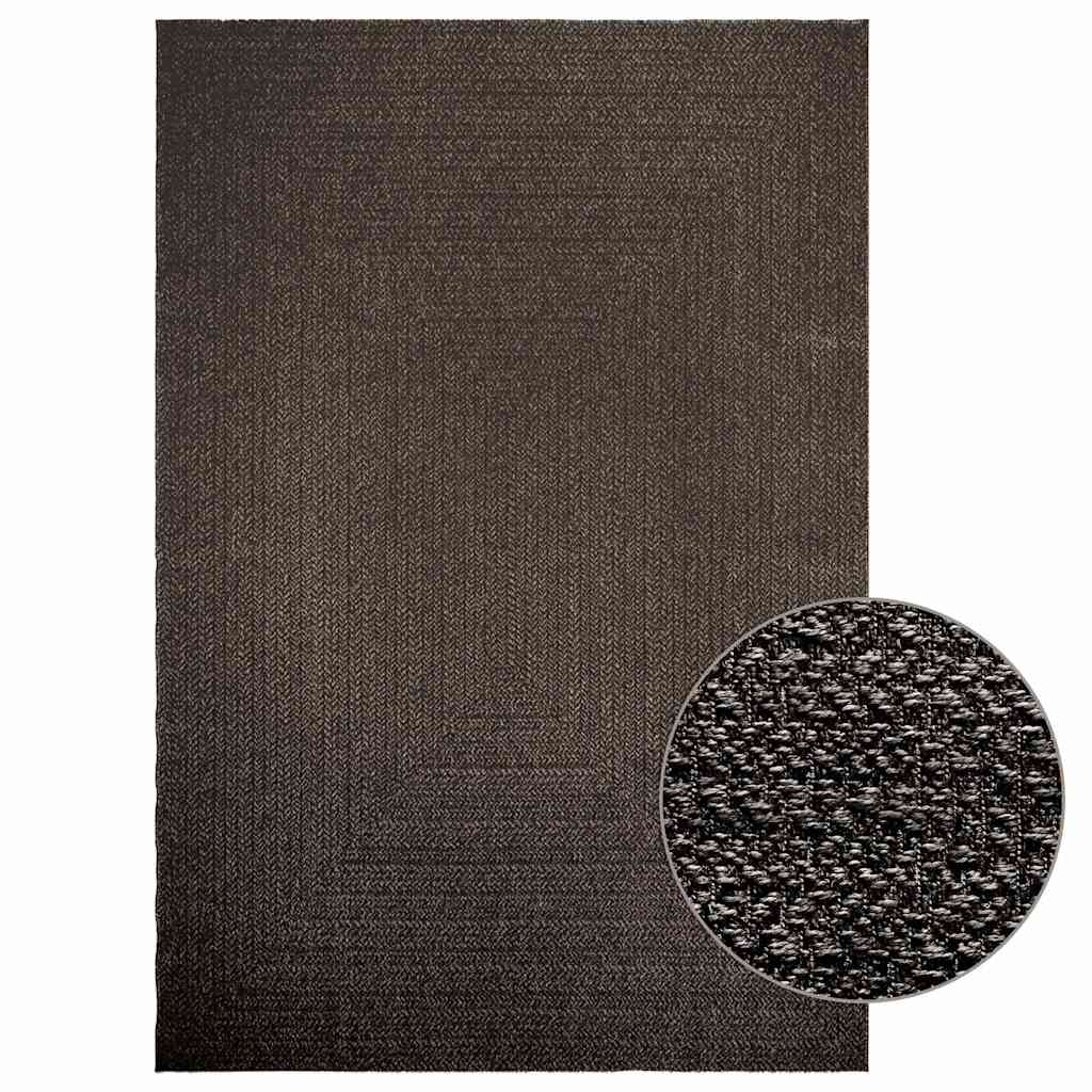 Alfombra ZIZUR apariencia de yute interior exterior 100x200 cm