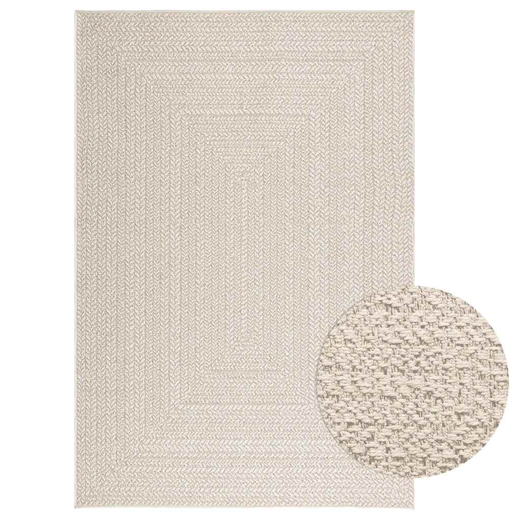 Alfombra ZIZUR apariencia de yute interior exterior 100x200 cm