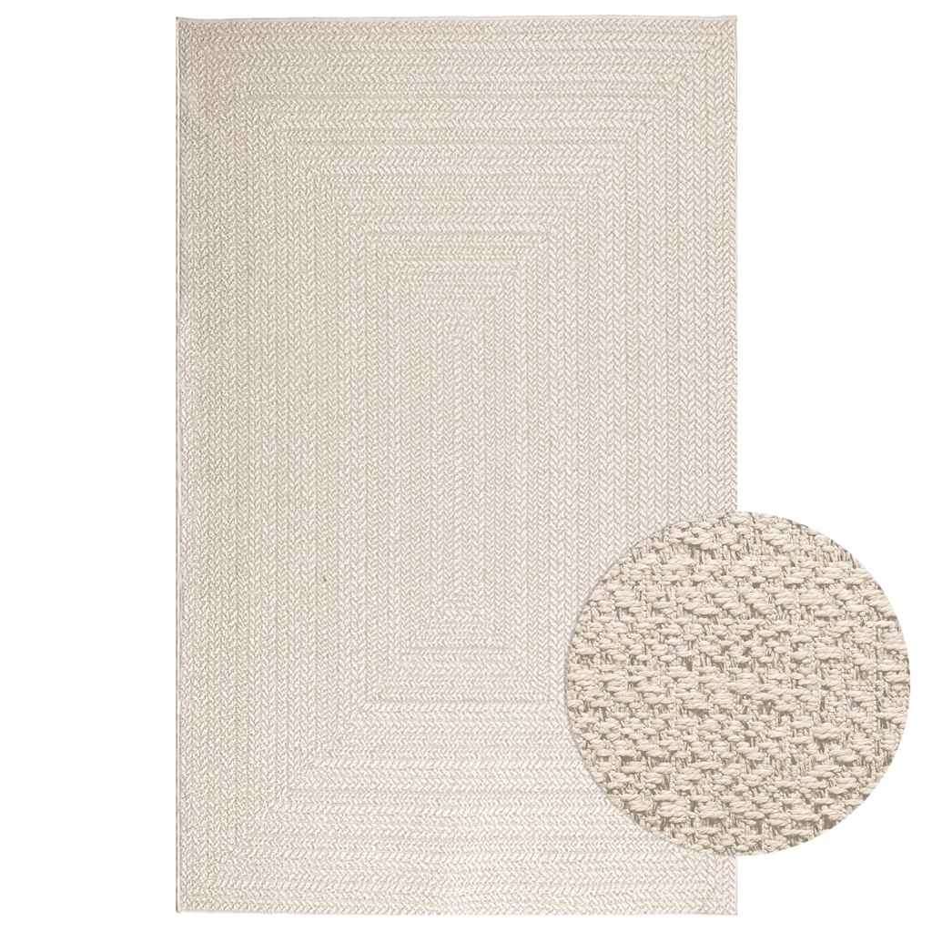 Alfombra ZIZUR apariencia de yute interior exterior 100x200 cm