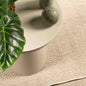 Alfombra ZIZUR apariencia de yute interior exterior 100x200 cm