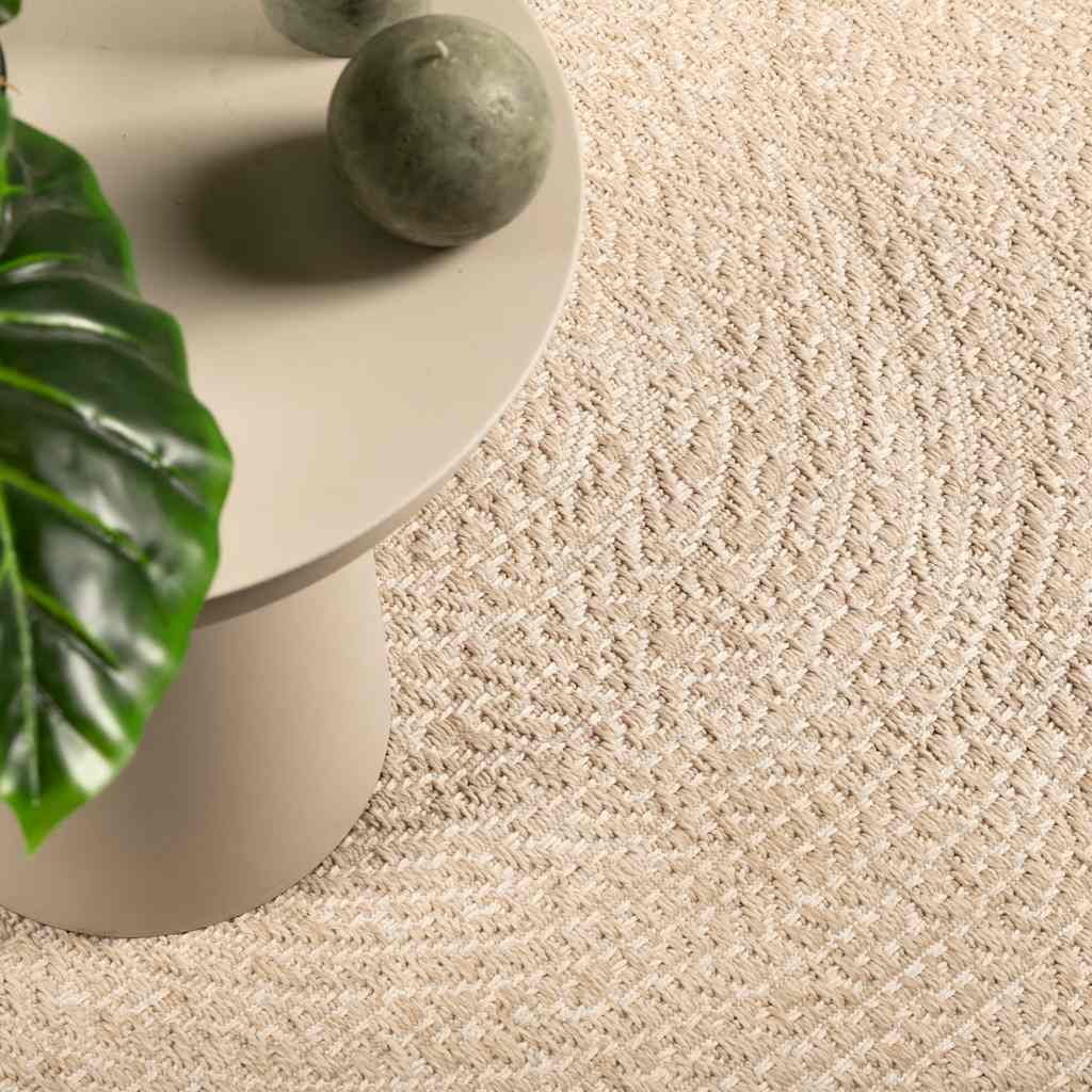 Alfombra ZIZUR apariencia de yute interior exterior 100x200 cm
