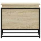 Caja de almacenaje madera ingeniería roble sonoma 60x40x51,5 cm