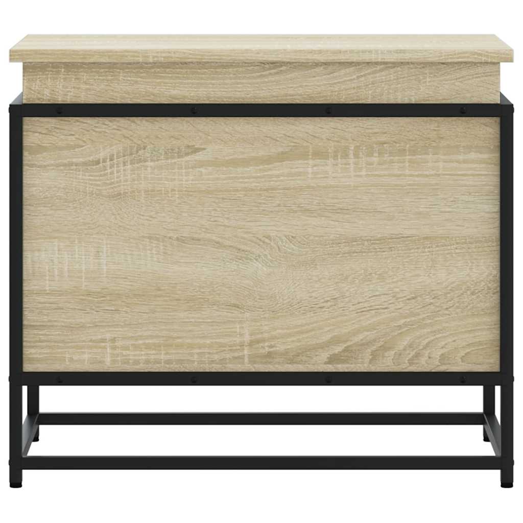 Caja de almacenaje madera ingeniería roble sonoma 60x40x51,5 cm