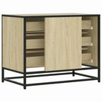 Cajonera de madera contrachapada color roble sonoma 70x41x56 cm