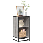 Armario de libros contrachapada color roble 33,5x33x107,5 cm