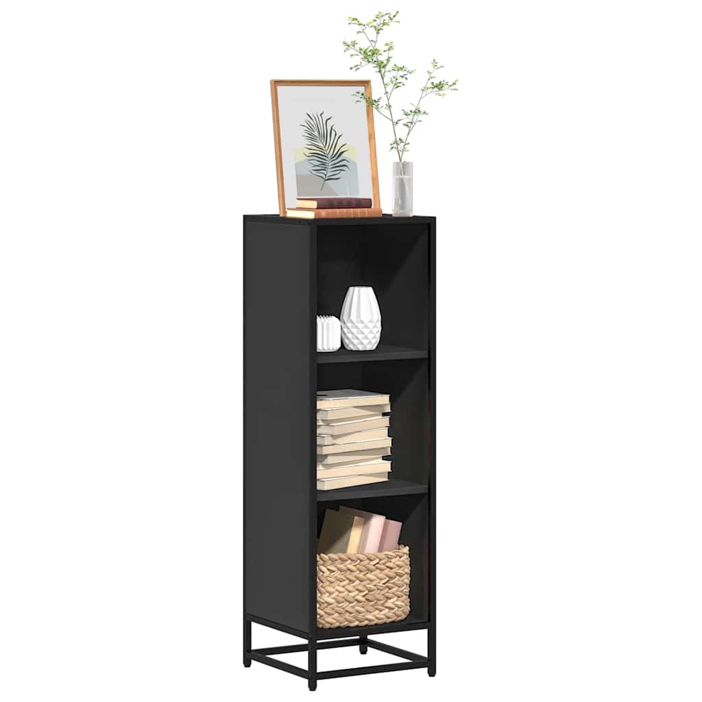 Armario de libros contrachapada color roble 33,5x33x107,5 cm