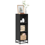 Armario de libros contrachapada color roble 33,5x33x107,5 cm
