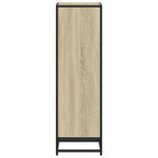 Armario de libros contrachapada color roble 33,5x33x107,5 cm