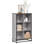 Armario de libros contrachapada color roble 33,5x33x107,5 cm