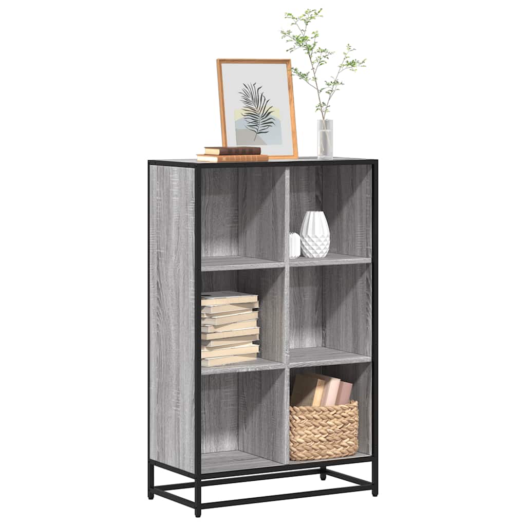 Armario de libros contrachapada color roble 33,5x33x107,5 cm