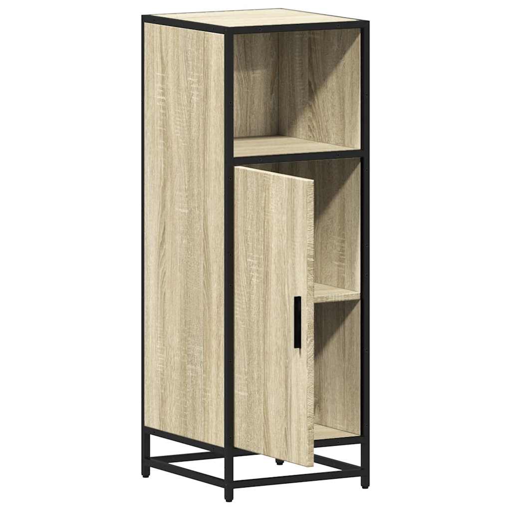 Armario de baño de roble Sonoma 35x37,5x100 cm Madera de ingeniería