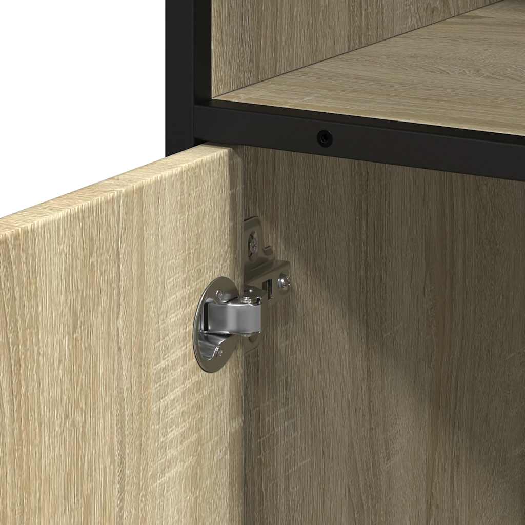Armario de baño de roble Sonoma 35x37,5x100 cm Madera de ingeniería
