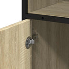 Armario de baño de roble Sonoma 35x37,5x100 cm Madera de ingeniería