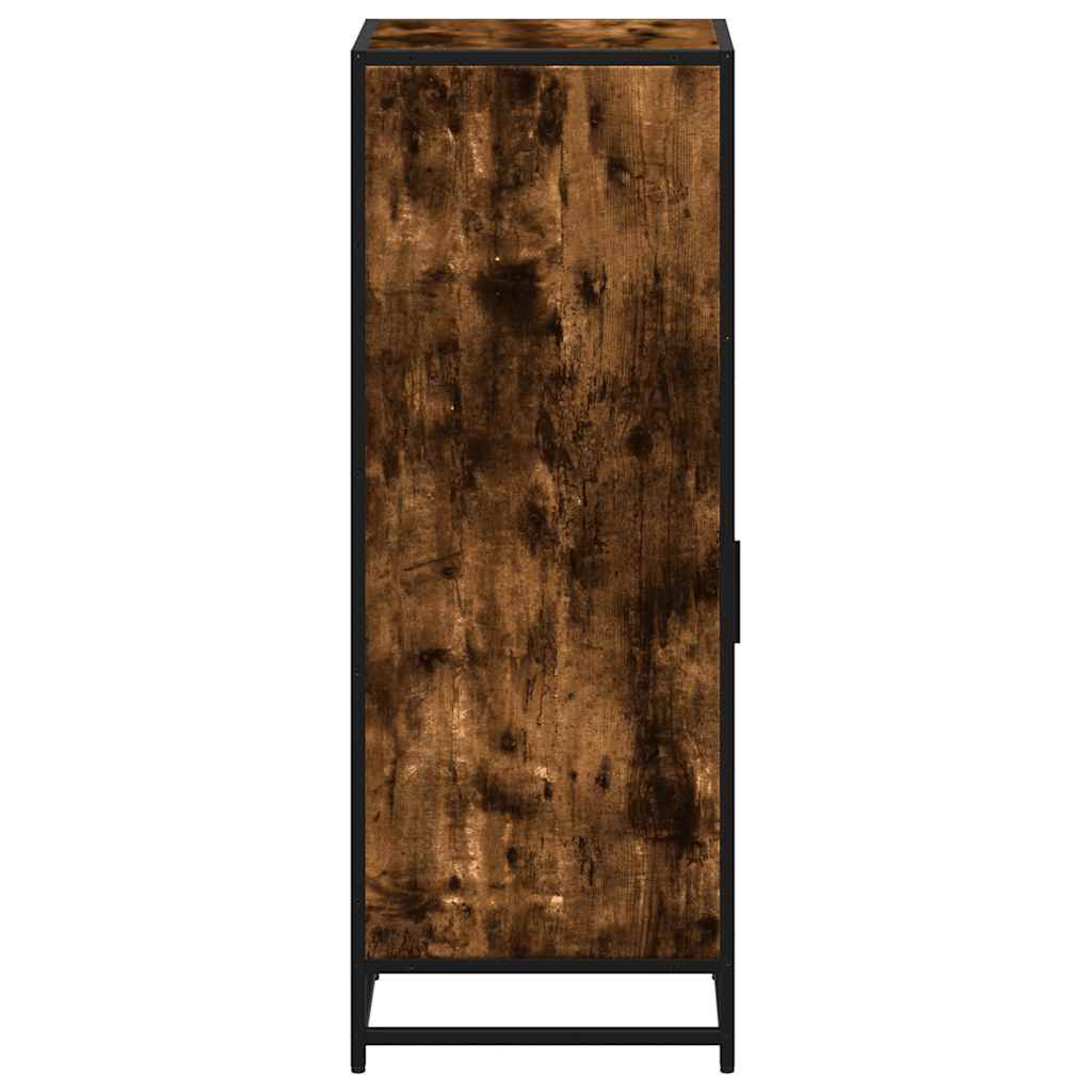 Armario baño madera contrachapada roble ahumado 35x37,5x100 cm