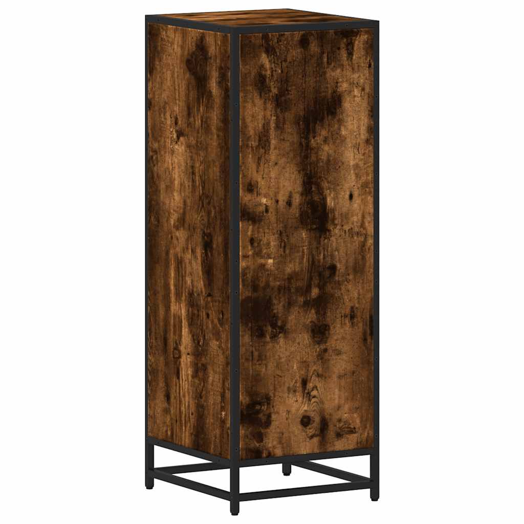 Armario baño madera contrachapada roble ahumado 35x37,5x100 cm