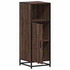 Armario de baño madera contrachapada roble marrón 35x37,5x100cm