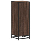 Armario de baño madera contrachapada roble marrón 35x37,5x100cm
