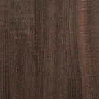 Armario de baño madera contrachapada roble marrón 35x37,5x100cm