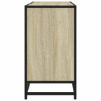 Mueble de lavabo de baño roble Sonoma 65x33x60 cm madera de ingeniería