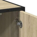 Mueble de lavabo de baño roble Sonoma 65x33x60 cm madera de ingeniería