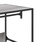 Armario de madera de ingeniería gris Sonoma 90x50x180 cm