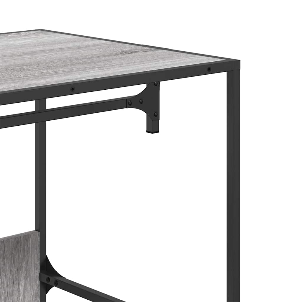Armario de madera de ingeniería gris Sonoma 90x50x180 cm