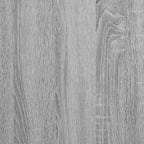 Armario de madera de ingeniería gris Sonoma 90x50x180 cm
