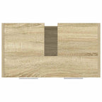 Armario lavabo baño madera ingeniería roble Sonoma 60x33x60 cm