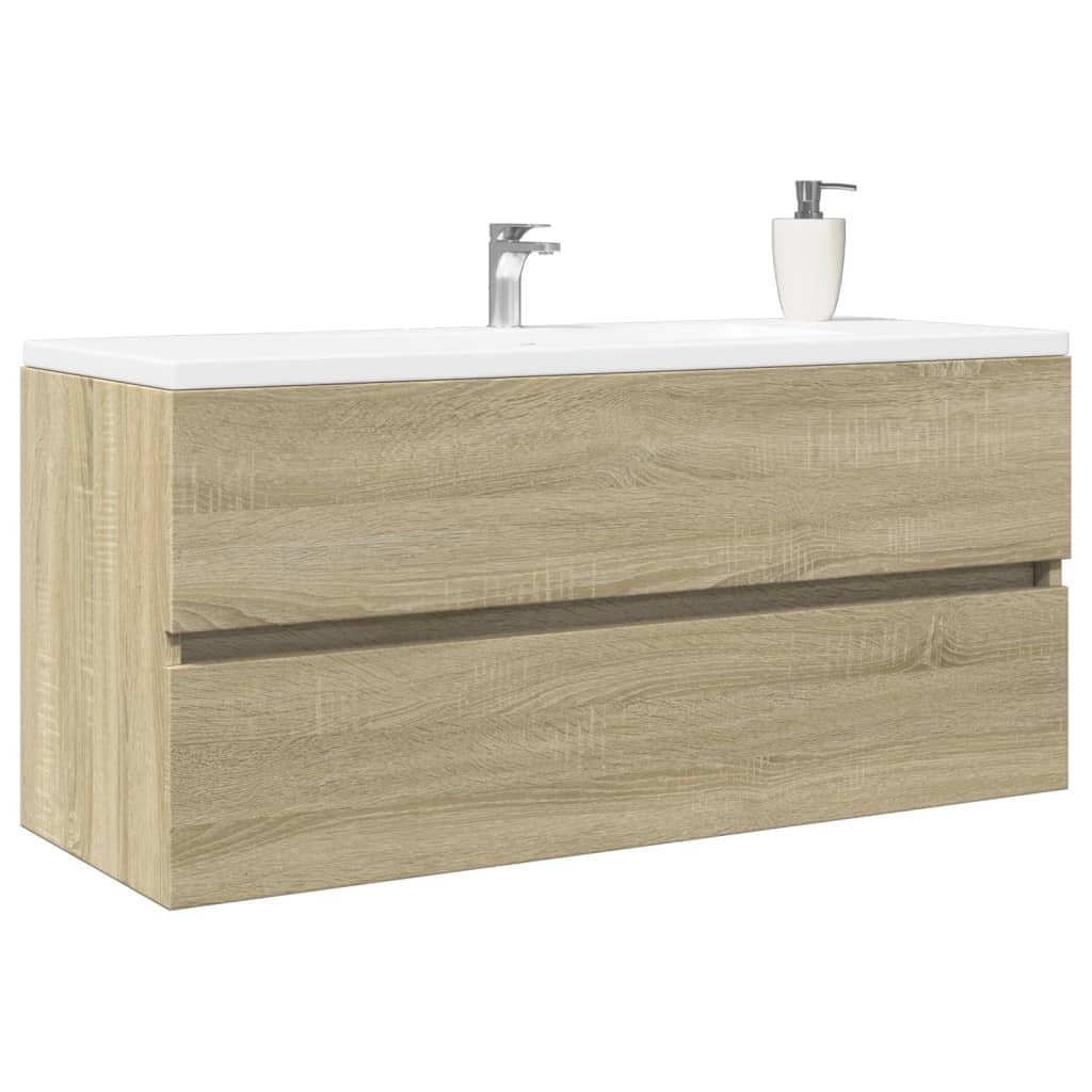 Mueble de lavabo de baño madera roble artisan 90x38,5x46 cm